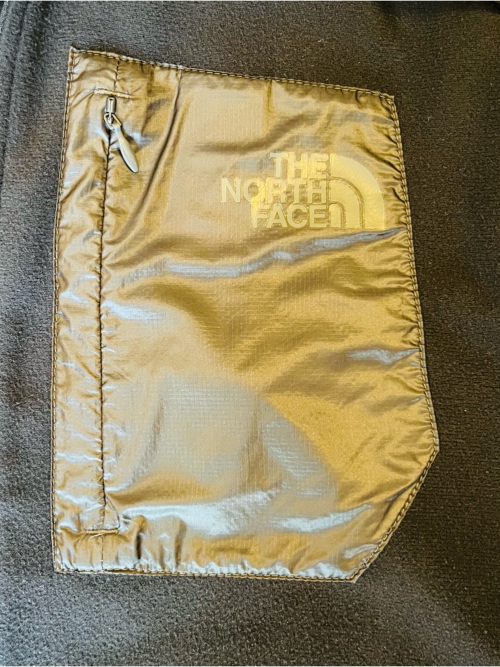 The North Face Reversible Full Zip Jacket Black Fleece Nylon Men’s Large - Picture 3 of 10